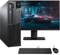 Lenovo Small Form Computer Desktop PC Intel Core i5 3.10 GHz 16GB Ram 120GB SSD 1TB Hard DriveWiFi | Bluetooth HDMI New 19" LCD Monitor NVIDIA GeForce GT 1030 2GB DDR5 Win 10 (Renewed)